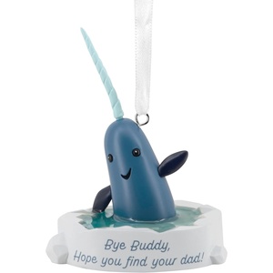 Hallmark Elf Narwhal Christmas Ornament, Christmas Movie Gifts