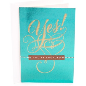Hallmark Engagement Congratulations Card (Yes! You’re Engaged)(Yes! You’re Engaged)