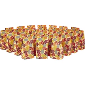 Hallmark Fall Leaves Party Favor and Wrapped Treat Bags (30 Ct.) for Autumn Parties, Halloween, Thanksgiving, Friendsgiving, Care Packages and More(Autumn Leaves)