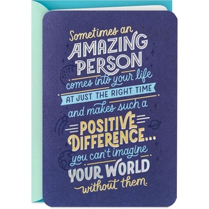 Hallmark Father’s Day Card for Him (An Amazing Person) for Step-Dad, Bonus Dad, Coach, Teacher, Mentor, Uncle, Friend, Birthday