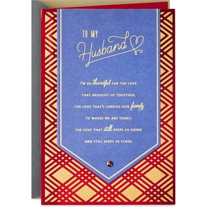 Hallmark Father’s Day Card for Husband (Grateful For A Man Like You)
