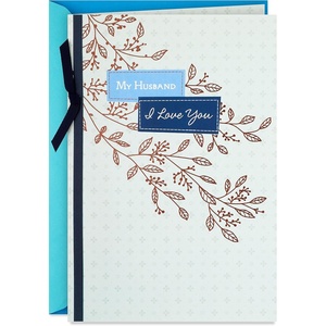 Hallmark Fathers Day Card for Husband (Stitched Accents)