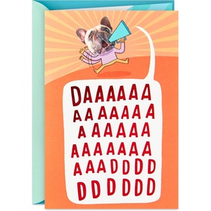 Hallmark Funny Father’s Day Card for Dad (French Bulldog) Birthday Card for Him from Kid, Son, Daughter, Dog Dad, Pet Parent