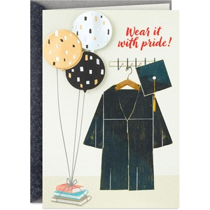 Hallmark Graduation Card (Cap and Gown)(Cap and Gown)