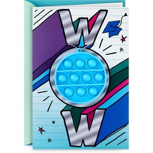 Hallmark Graduation Card for Kids with Pop It (Wow)