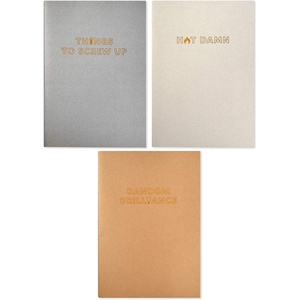Hallmark Ivory and Gold Guest Book for Weddings, Graduations, Birthdays, Retirement Party, Vacation Home(Kraft)
