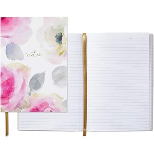 Hallmark Ivory and Gold Guest Book for Weddings, Graduations, Birthdays, Retirement Party, Vacation Home(Watercolor Roses)