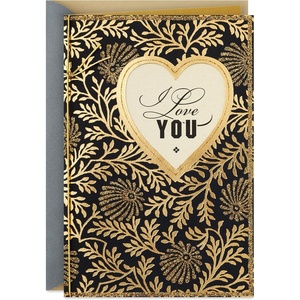 Hallmark Love Card (Heart in Envelope) for Anniversary, Romantic Birthday, Sweetest Day(Only One for Me)