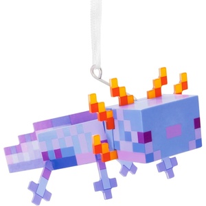 Hallmark Minecraft Blue Axolotl Christmas Ornament, Gifts for Gamers