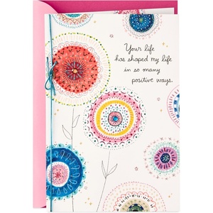 Hallmark Mothers Day Card for Mom (Your Life Has Shaped My Life)(Your Life Has Shaped My Life)
