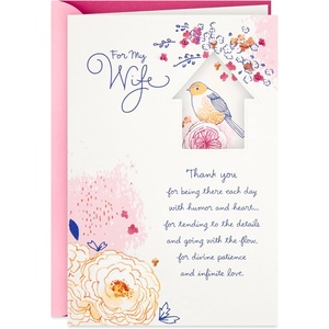 Hallmark Mothers Day Card for Wife (Thank You)(Thank You)