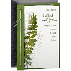 Hallmark Mothers Day Card for Wife (You Mean the World to Me)(For A Wonderful Husband And Father)