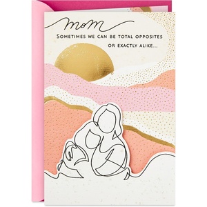 Hallmark Mother’s Day Card from Daughter (Total Opposites or Exactly Alike)(Total Opposites or Exactly Alike)