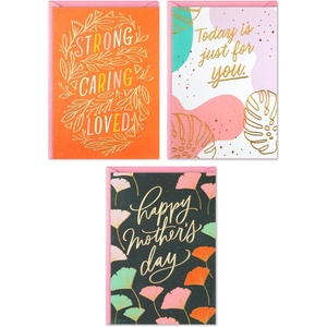 Hallmark Pack of 3 Assorted Fathers Day Cards (Wonderful Dads)(Mother’s Day  Today’s for You)