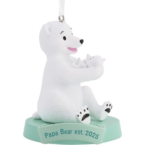 Hallmark Papa Bear New Dad 2025 Christmas Ornament, Gifts for Dads