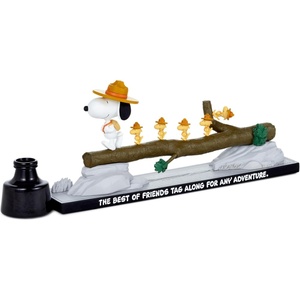 Hallmark Peanuts Beagle Scouts Enameled Metal Drinking Cups, Set of 4(Figurine)