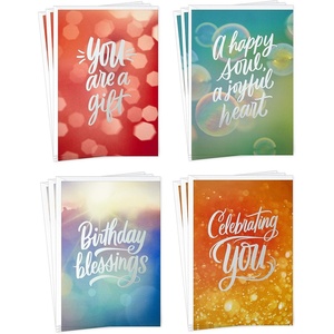 Hallmark Religious Birthday Cards Assortment (Birthday Blessings, 12 Cards and Envelopes)(Faith Assortment)