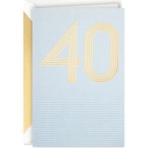 Hallmark Signature 40th Birthday Card (Incredible You)