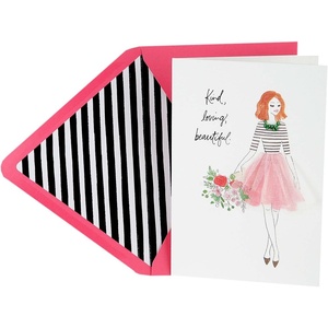 Hallmark Signature Card for Daughter from Mom (Kind, Loving, Beautiful)(Multicolor)
