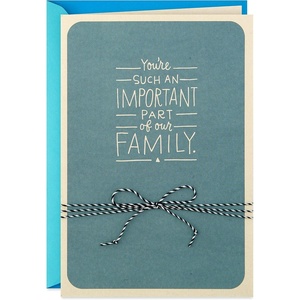 Hallmark Signature Fathers Day Card for Dad from Son or Daughter (Celebrate)(Blue and Beige)