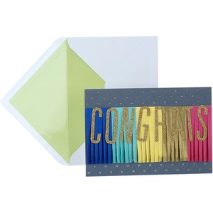 Hallmark Signature Graduation Card (Came, Saw, Graduated)(Congrats Streamer Banner)
