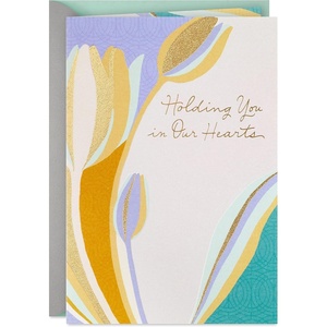 Hallmark Sympathy Card (Thoughts Are With You)(Holding You In Our Hearts)