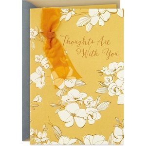 Hallmark Sympathy Card (Thoughts Are With You)(Thoughts Are With You)