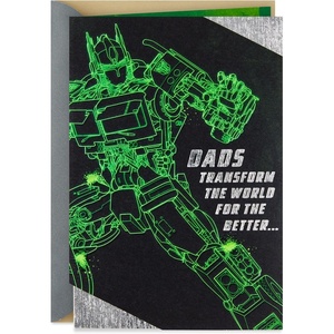 Hallmark Transformers Father’s Day Card (Dads Transform the World)(Father’s Day  Dad’s Transform the World)