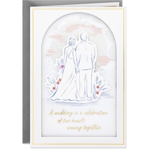 Hallmark Wedding Card for Couple (Celebrating Two Hearts)