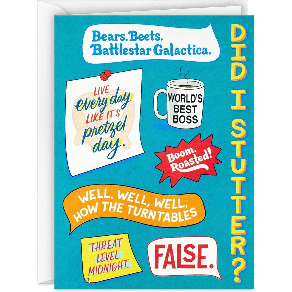 image:imageHallmark The Office Note Cards Funny Quotes 20 Blank Cards with Envelopes