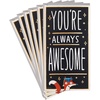 Always Awesome  6 Money Holder Cards