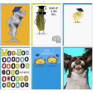 Hallmark Shoebox Funny Graduation Gift Card Holders or Money Holders, You’re Always Awesome (6 Cards with Envelope)(Funny Assortment  6 Cards)