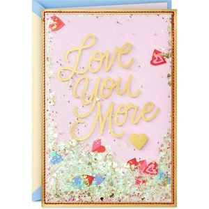 Hallmark Signature Anniversary Card (Day Filled with Love) for Romantic Birthday, Love, Valentine’s Day(Day Filled with Love)